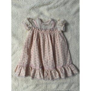 Vintage Nanette baby dress prairie style 12 month